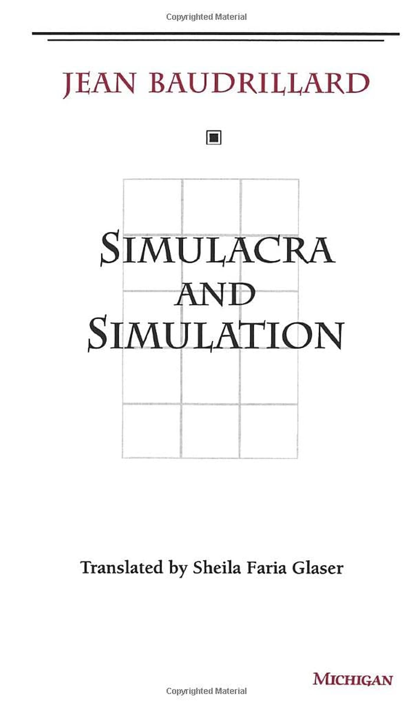 Simulacra and Simulation cover